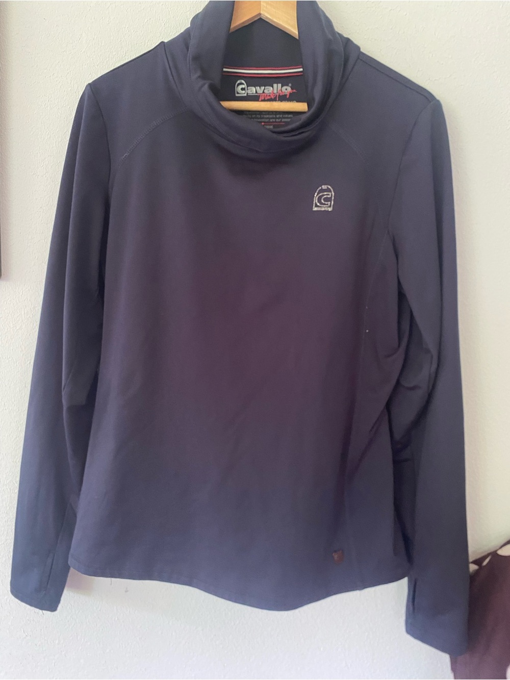 Cavallo Navy Long-Sleeve Pullover Sweater